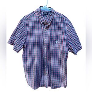 Chaps Easy Care Plaid Button Down Shirt